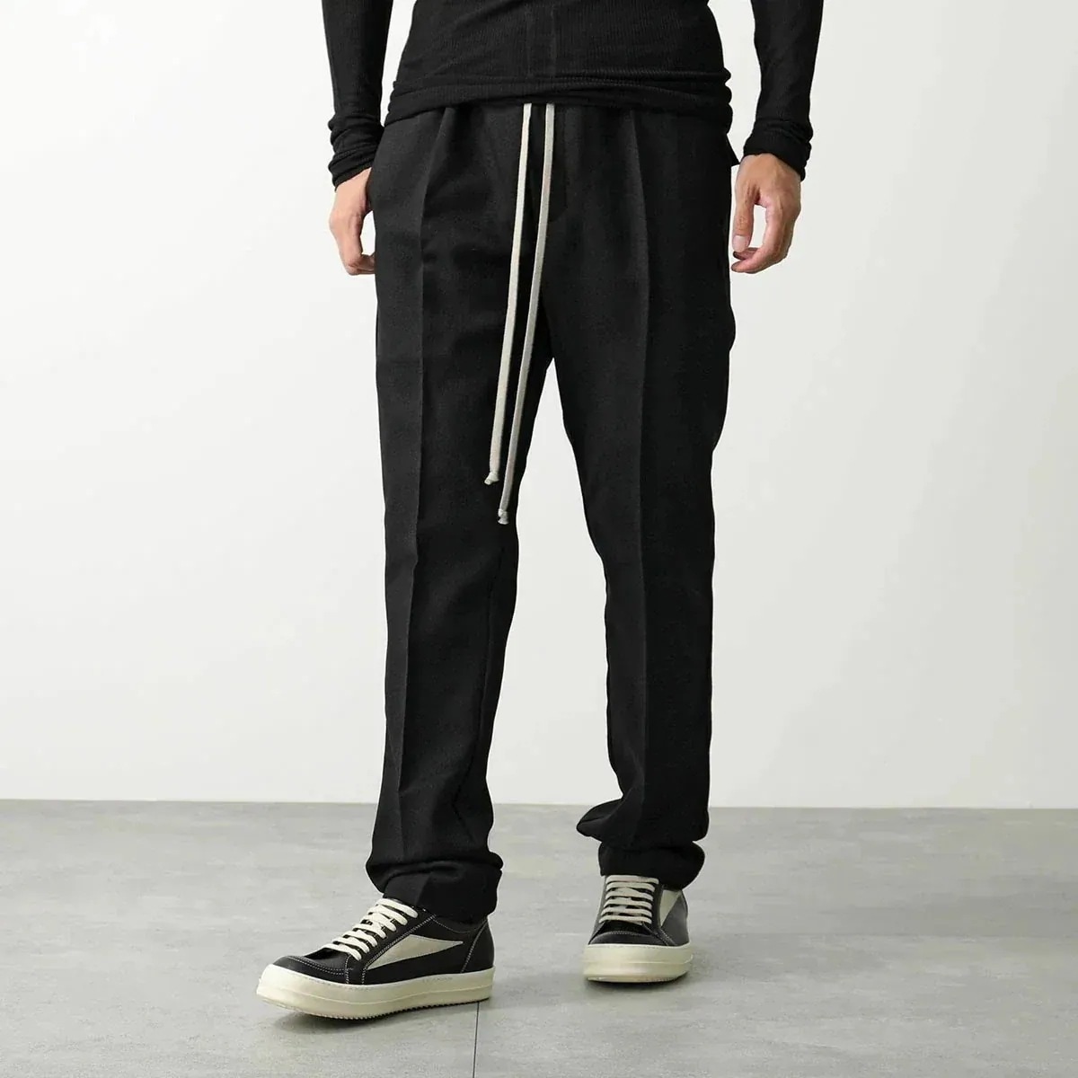 Rick Owens リックオウエンス トラックパンツ RU02D6390 WGP メンズ Drawstring Slim Long ウール スリム センタープ 【mega】 53,093円
