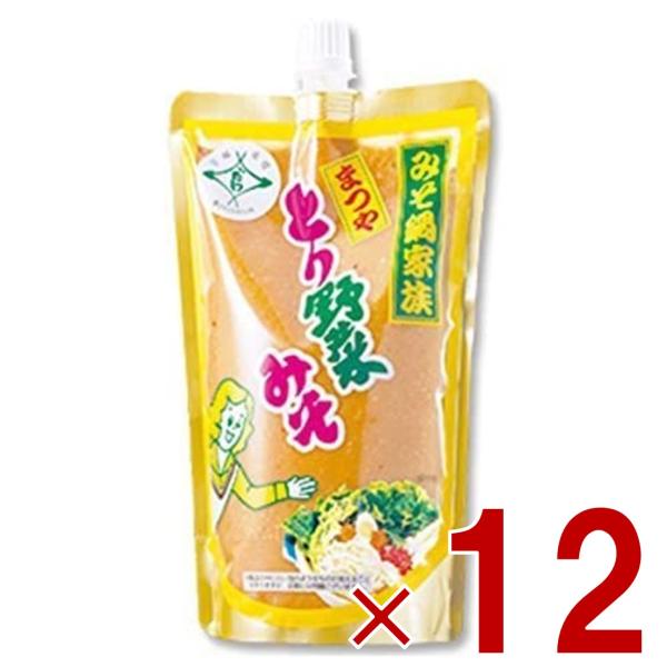 まつや とり野菜みそ とり野菜味噌 とり野菜 味噌 とりやさいみそ 鍋の素 鍋スープ 500g 12個