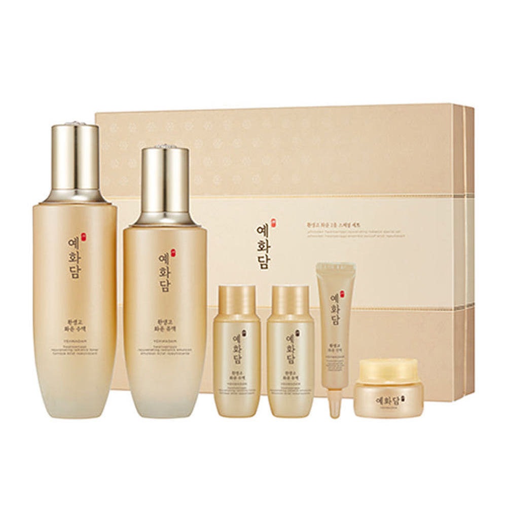 イェファダム 還生膏 花潤 2種スペシャルセット（水液160mL+乳液140mL）