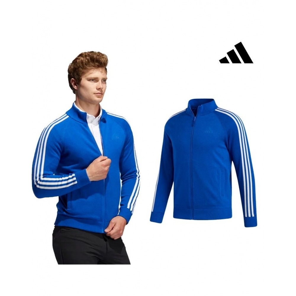 アディダスゴルフアディダスメンズ 3ラインフルジップアップジャケット FS6930ジャンパー・ブルゾン