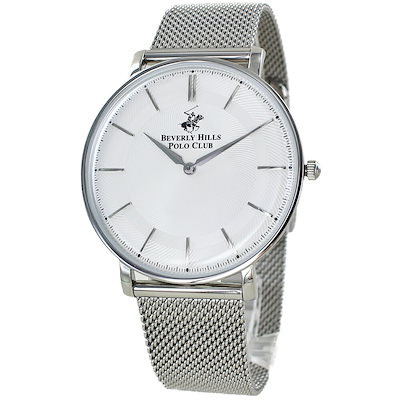 超cs参加賞 腕時計 メンズ 正規品 ビバリーヒルズ ポロクラブ ステンレス 時計