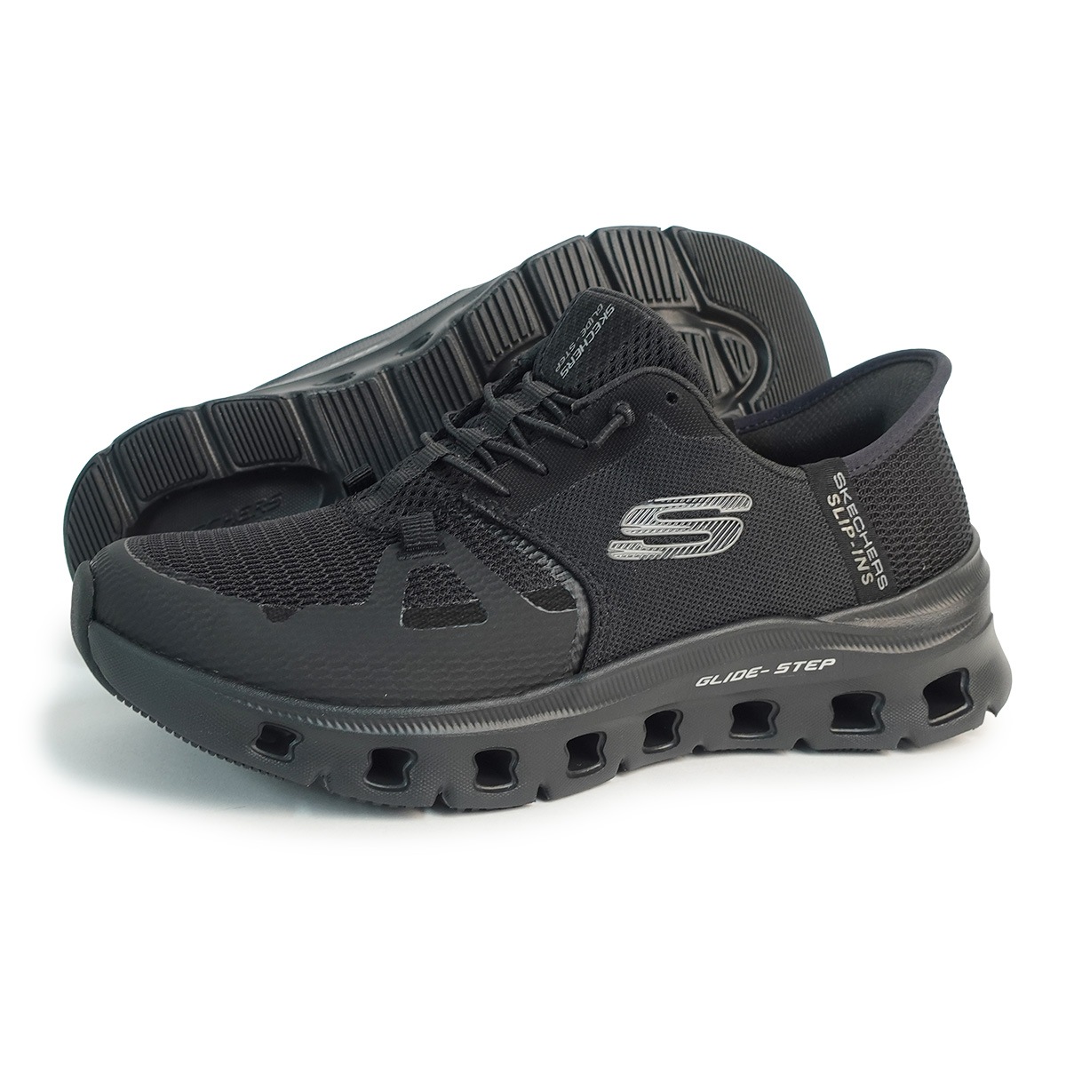 スニーカー レディース スリップインズ スリッポン グライドステップ プロ 150420 BBK ブラック GLIDE-STEP