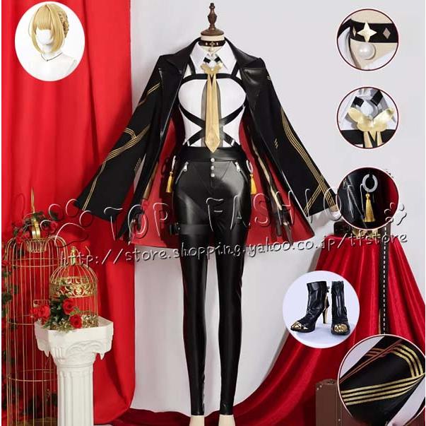 2026人気販売!ゼンレスゾーンゼロ Zenless Zone Zero 風 イヴリン・シェヴァリエ Evelyn コスプレ衣装 ウィッグ cosplay コスチューム ハロウィン クリスマス