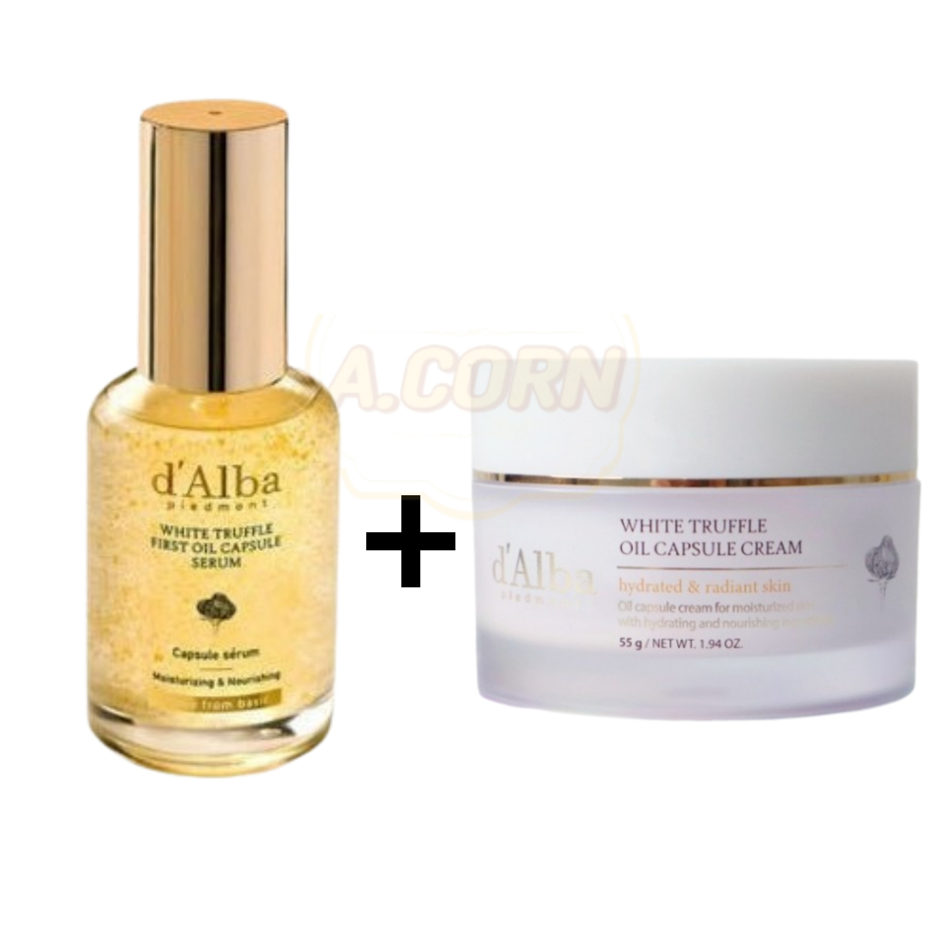 ホワイトトリュフオイルカプセルクリーム 55g+ビタ カプセル セラム 50ml/ビタオイルカプセルクリーム/ビタミン/グルタチオン