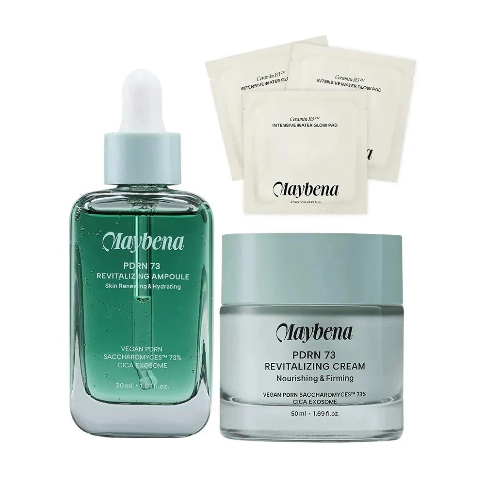 [25SS/New]ビーガンPDRN EXOZomアンプル+クリーム2点セット(パッド2枚入り3個プレゼント)