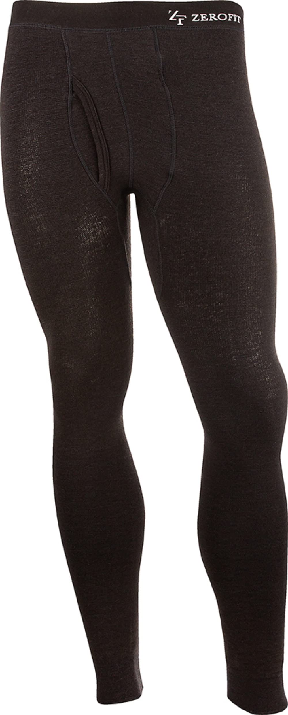ZEROFIT 速暖 ヒートラブ タイツ オープン(前開き) L ブラック