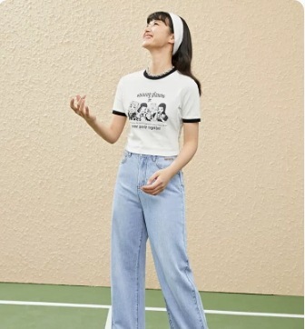 トップス Tシャツ クルーネック 襟なし デザイン オーバーサイズ ビッグシルエット 美ライン ニュアンス カラバリ かわいい 大人可愛い きれいめ シンプル カジュアル 大人 上品 おしゃれ