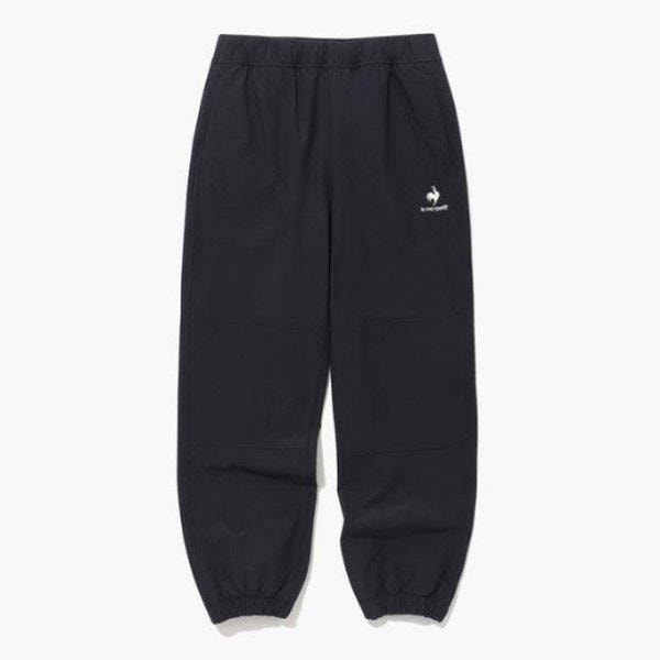 パンツ NQJ QP423CPTO1-BLK ナイロン スパン 起毛 ジョガーパンツ / BLACK