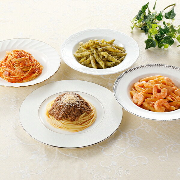 ギフト パスタ 食べ比べ 送料無料 東京「アロマフレスカ銀座」原田シェフ監修 4種のこだわりパスタペンネセット 冷凍便 5180103『SKT』 詰め合わせ お取り寄せグルメ セット 誕生日 お祝