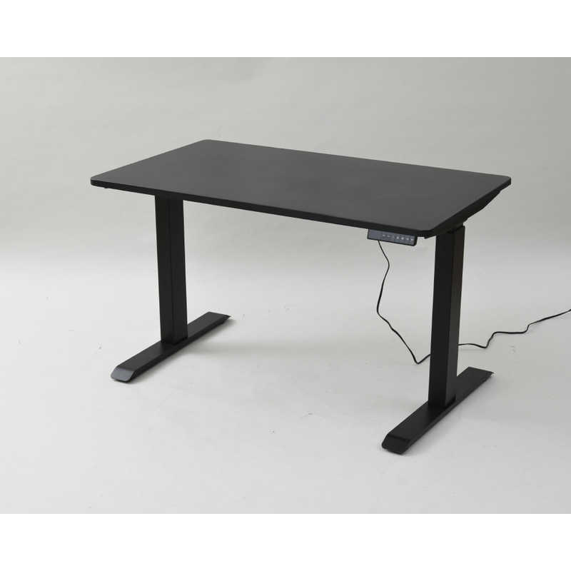 ヤマゼン　電動昇降デスク W1200xD700xH710～1170mm　ELD-FS-MBK/T1200-BK 41,470円