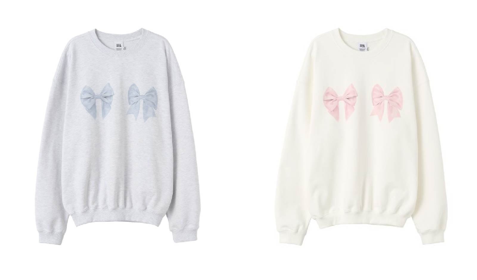 [2タイプ] Bow Bow Sweatshirt
