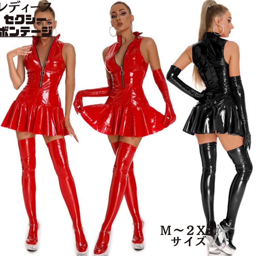 ボンテージ コスチューム ワンピース キャットスーツ コスチューム レディース スーツ ジャンプスーツ 全身タイツ コスチューム ボンテージ ボディースーツ セクシー 大きいサイズ コス ボンデージ 4,870円