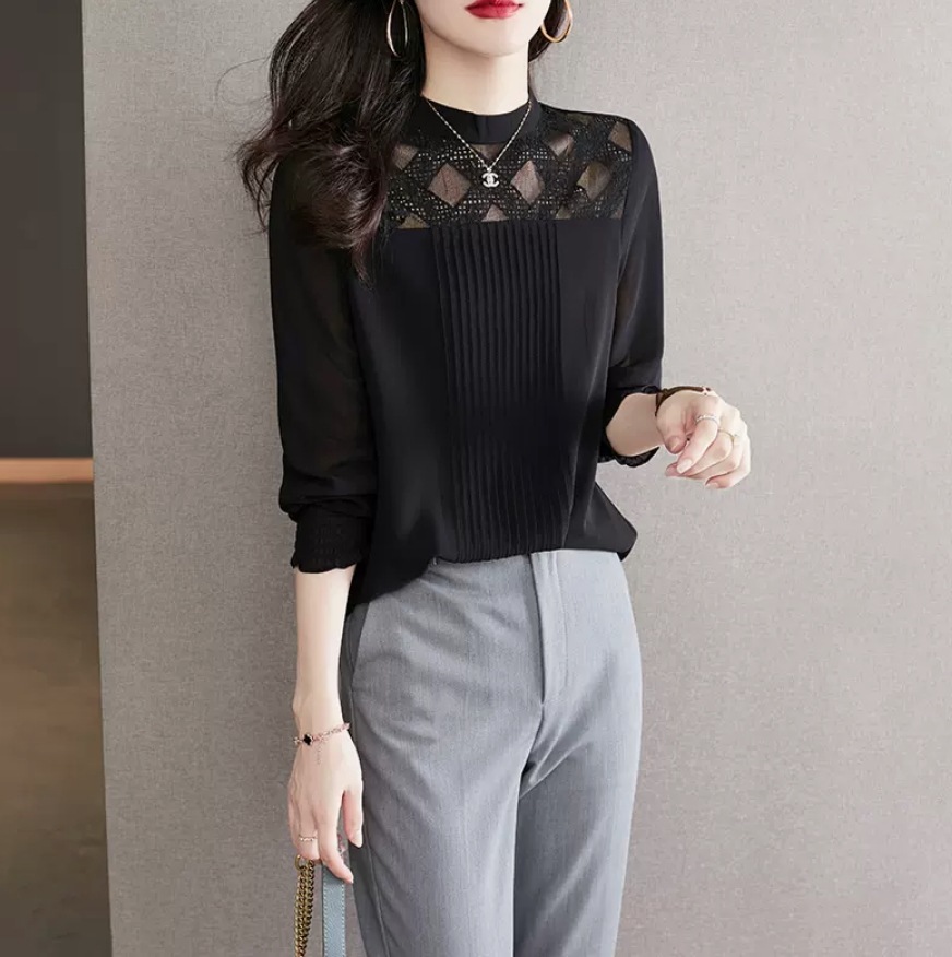 トップス デート シャツ ブラウス カットソー 袖あり 長袖 かわいい 大人可愛い きれいめ シンプル カジュアル 大人 上品 おしゃれ お洒落 かっこいい レトロ 大人女子 こなれ感 キュート