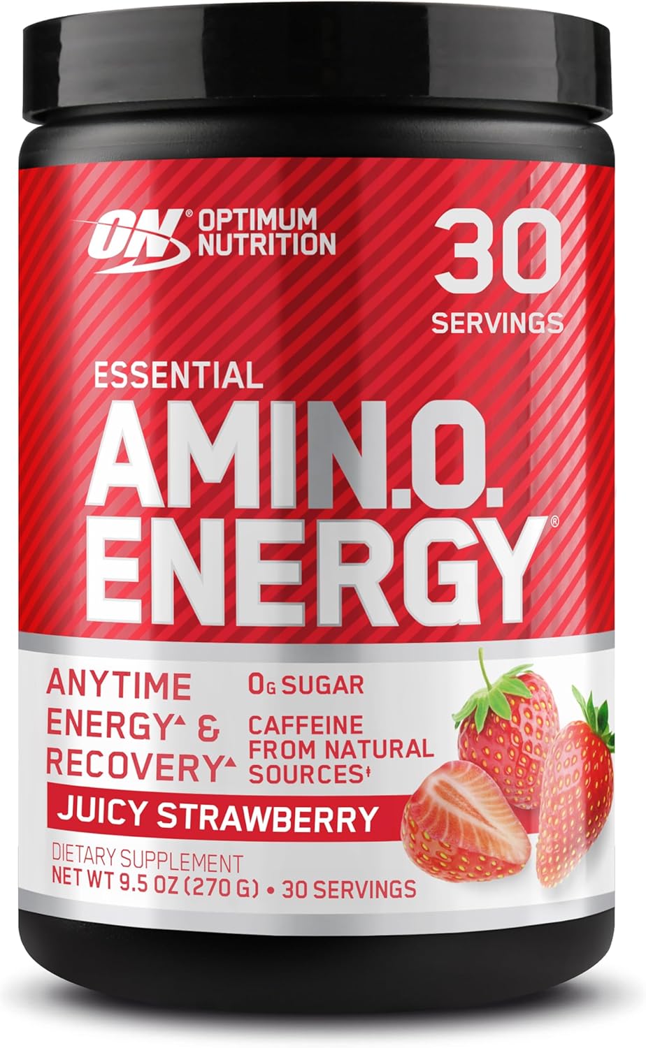 Optimum Nutrition Amino Energy - Pre Workout Juicy Strawberry Burst, 30 Servings