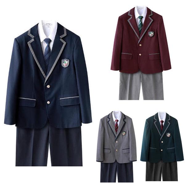 29卒業式 男の子 大きいサイズ 高校生 中学生 ズボン 4点セット 学生服 男子制服 なんちゃって制服 男子高生 チェック柄 入学式