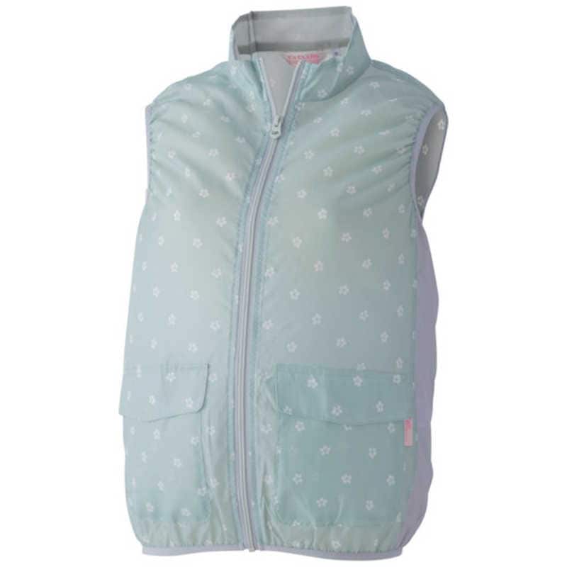 CUC　WZ・レディース ベスト アイスグリーンxグレー　1872833L