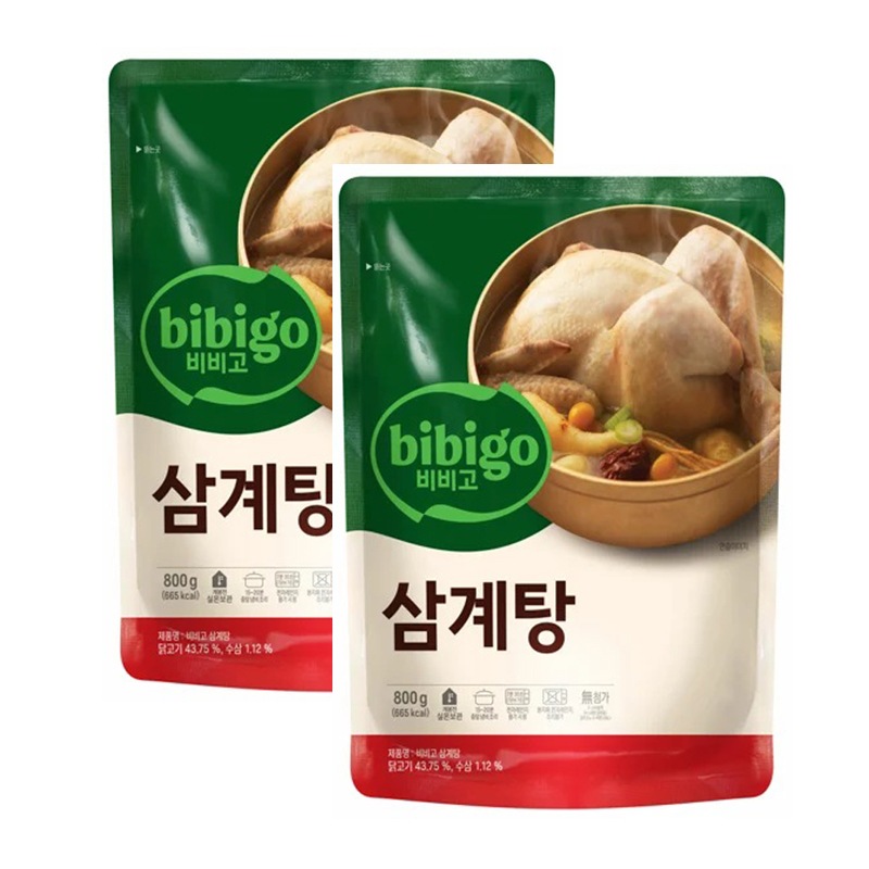 CJ ビビゴ bibigo サムゲタン 参鶏湯 800g x 2 4,888円