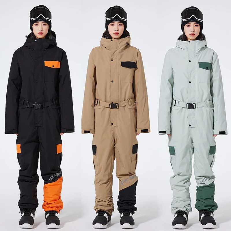 スノボ つなぎ スノボウェア オールインワン スキーウェア スノーボードウェア レディース メンズ 男女兼用 スノボーウェア スリム