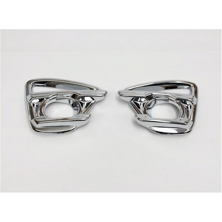フロント フォグランプガーニッシュ【MAZDA CX-5 マツダ KE系 】メッキ仕上げ フォグ ライトカバー 外装 カスタム 2PCS A