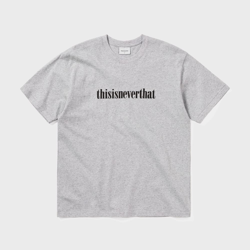 ディス・イズ・ネヴァー・ザト・オニキスロゴ T シャツヘザーグレー