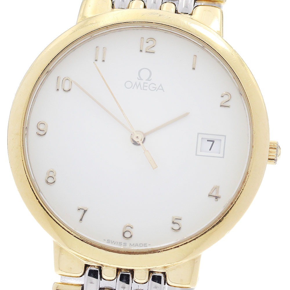 オメガ OMEGA デビル デイト クォーツ メンズ _946838【中古】