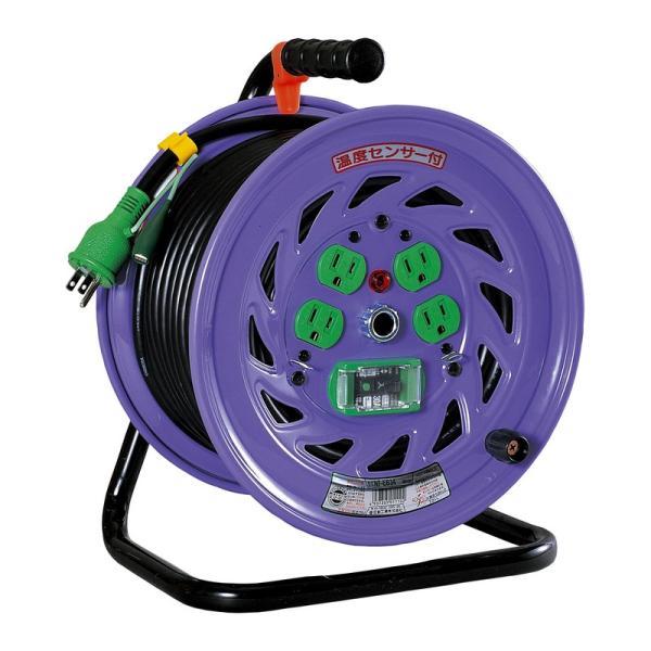 日動 電工ドラム 15A×30m NF－EB34 電動工具 電工ドラム コード 電工ドラム ３０Ｍ