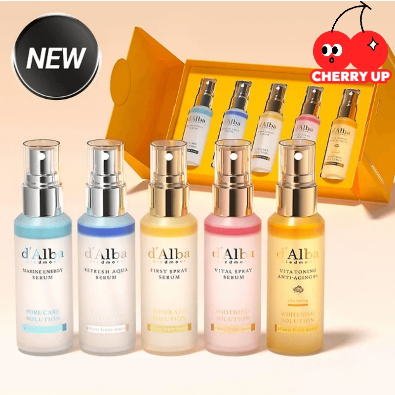 【ギフトBOX】 ホワイトトリュフ 5ソリューション セラム セット 52ml×5 ダルバ 新作ミストトライアルセット 韓国スターターキット化粧品トラベルセットダルパだるばミストお試しダルバ ミスト