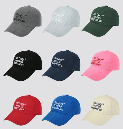 (LAZYZ)aespaカリナ着用★ Sleep More Washing Ball Cap aespa カリナ着用]Sleep More Washing Ball Cap - メルカリ