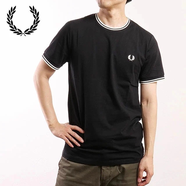 メール便 メンズ ツイン ティップド Tシャツ [M1588-102/M1588V-102] トップス 半袖 BLACK 正規取扱店
