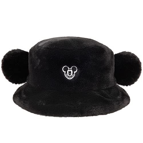 ミッキーマウス 耳付きハット(ブラック) 【東京ディズニーリゾート限定】 ファー素材 ウインターグッズ2021 ディズニー グッズ お土産