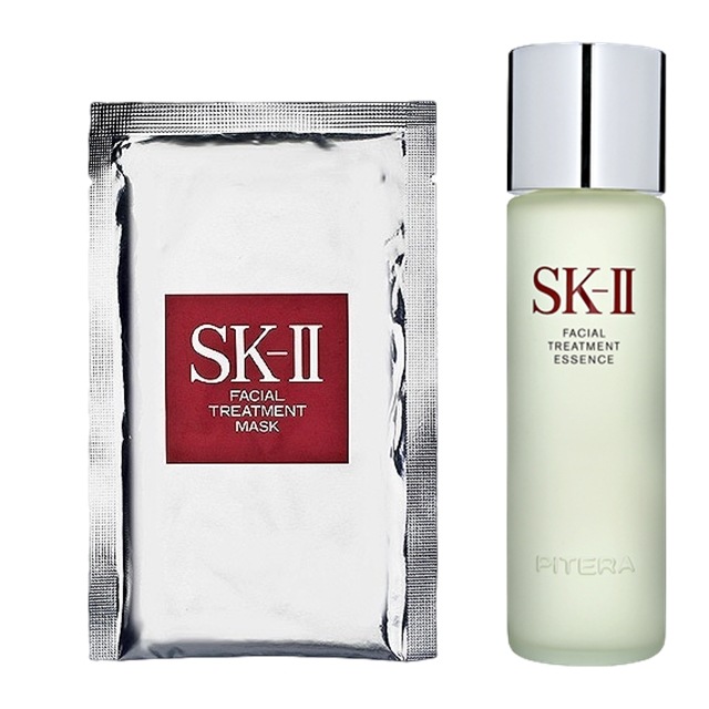 エスケーツー（SK-II／SK2） フェイシャル トリートメント マスク 1枚 とフェイシャル トリートメント エッセンス 230ml のセット