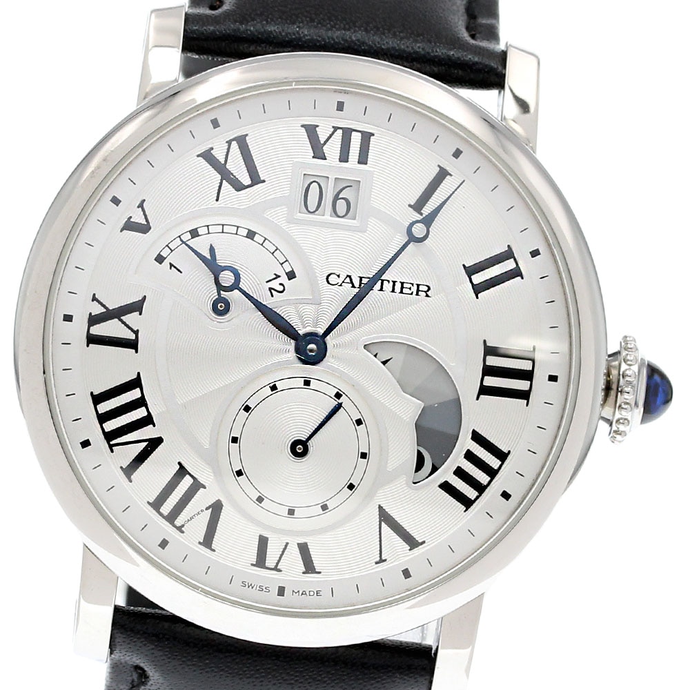 カルティエ CARTIER W1556368 ロトンド ドゥ カルティエ グランドデイト レトログラード 自動巻き メンズ _820837【中古】 677,500円