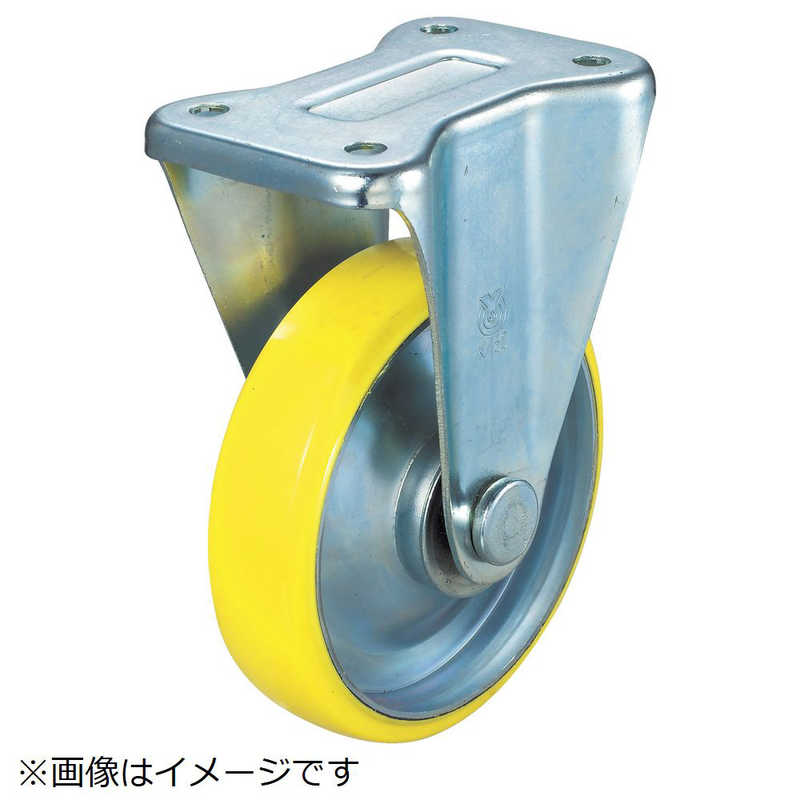 トラスコ中山　帯電防止ウレタンキャスター 固定 Φ130　TYUEK130