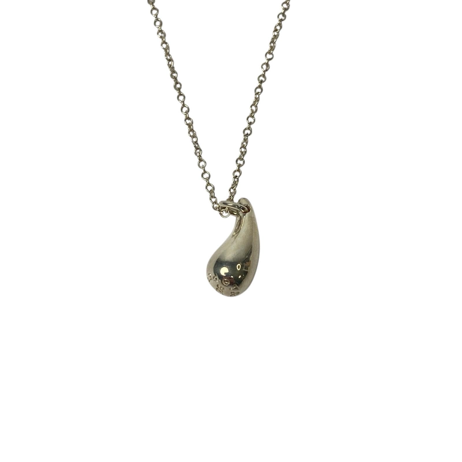 ティファニー Tiffany &Co. ティアドロップネックレス SV925 レディース