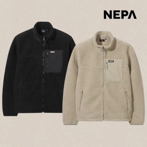 男性ボンディングフリースジャケット 冬 アウトドア フリース ボアジャンパー 7L76161