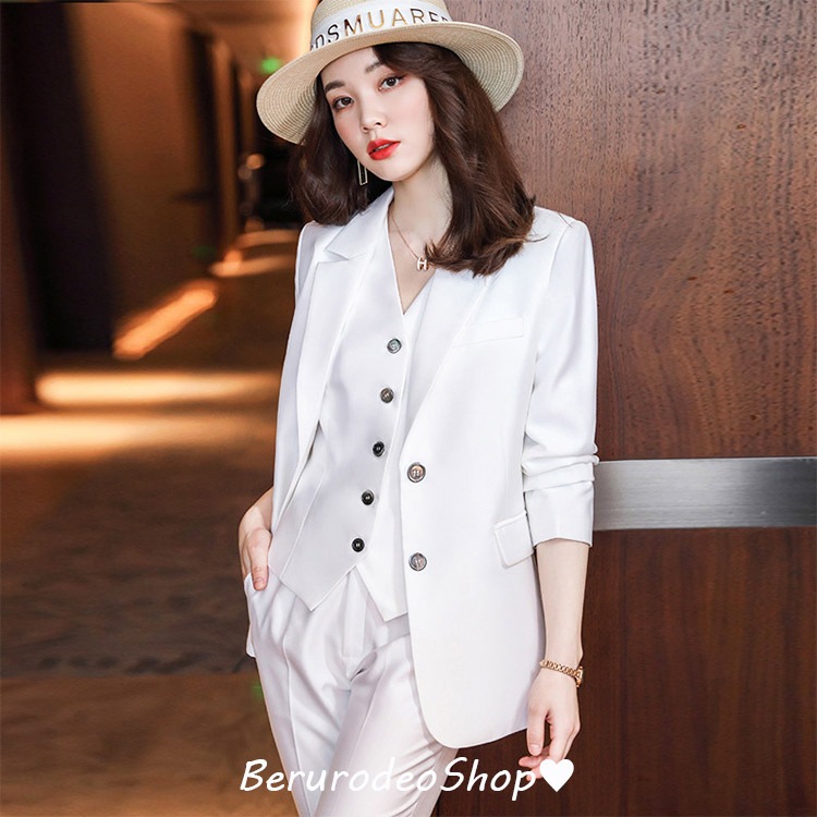 パンツスーツ レディース ホワイト ブラック ネイビー ピンク 2点セット スーツ カジュアル フォーマル 通勤 OL オフィススーツ サテン 20代 30代 40代 セレモニースーツ 白 黒 大きい