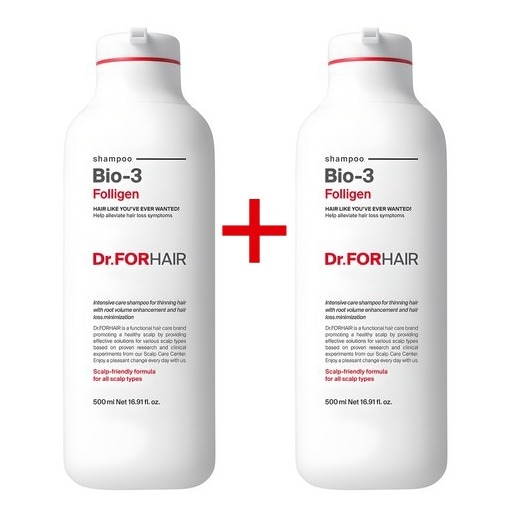 [1+1]フォリゲンバイオ3 シャンプー 500ml+500ml 抜け毛ケア