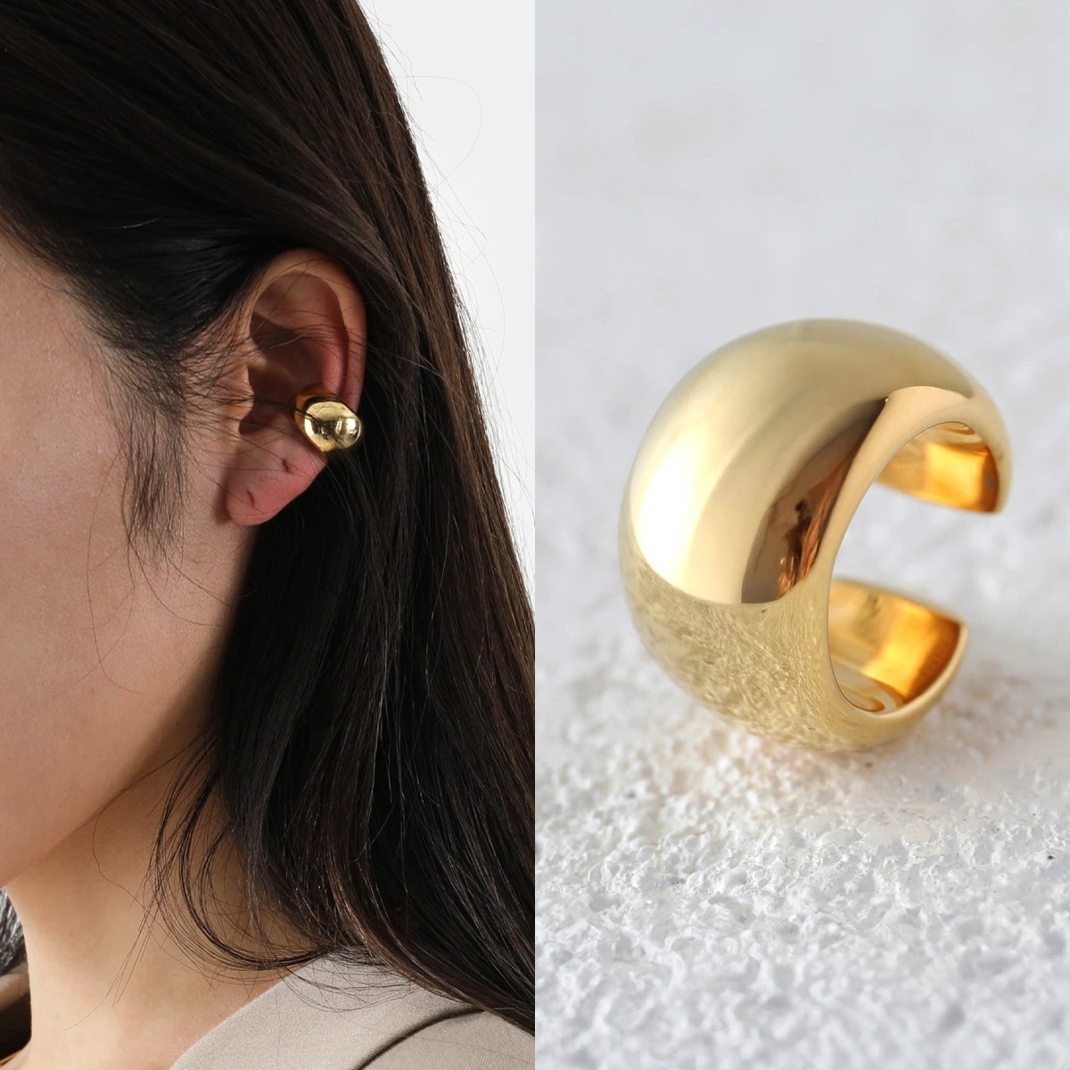 MARIA BLACK マリアブラック イヤーカフ Tryvann Ear Cuff トリヴァン 200170YG レディース レディース イヤカフ 片耳販売 シルバー925 アクセサリー Gold