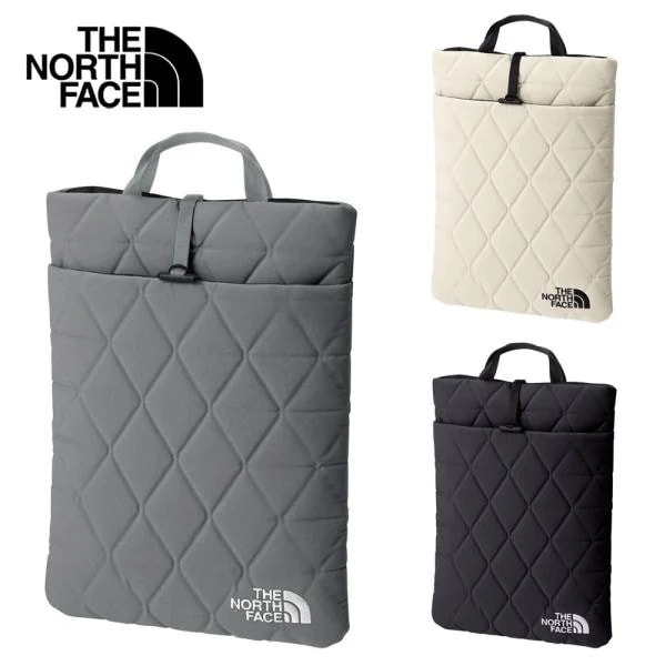 ノースフェイス PC ケース ジオフェイスピーシースリーブ 13インチ NM32354 パソコン バッグ ブラック 持ち手 インナーバッグ 黒 白 グレー THE NORTH FACE