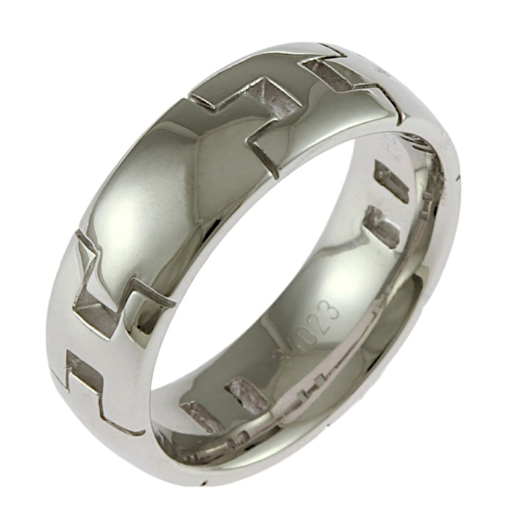 エルメス ヘラクレス リング 指輪 10.5号 18金 K18ホワイトゴールド HERMES 中古 美品