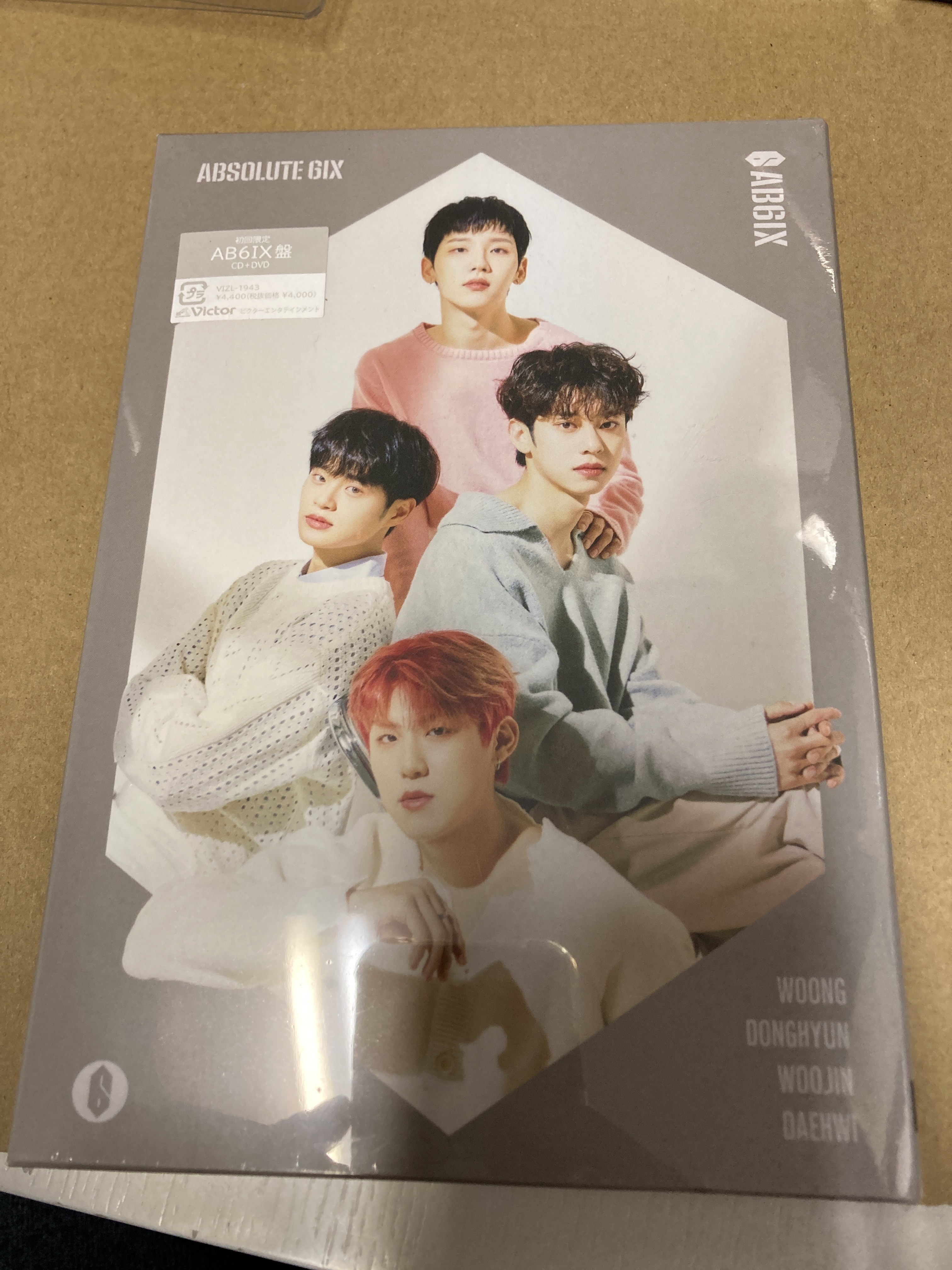 ABSOLUTE 6IX 【AB6IX盤】(CD+DVD) AB6IX 新品未開封