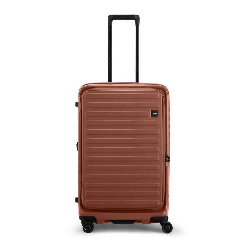 LOJEL　スーツケース Cubo キューボ Fit LITE 拡張機能付き 宿泊目安：1週間以上 [TSAロック搭載 / 86L] バーントシェンナ　CUBO-FIT-LITE-BS
