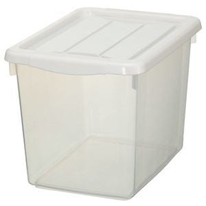 （まとめ） 天馬 フリーボックス 50深型 ホワイト 1個 3セット