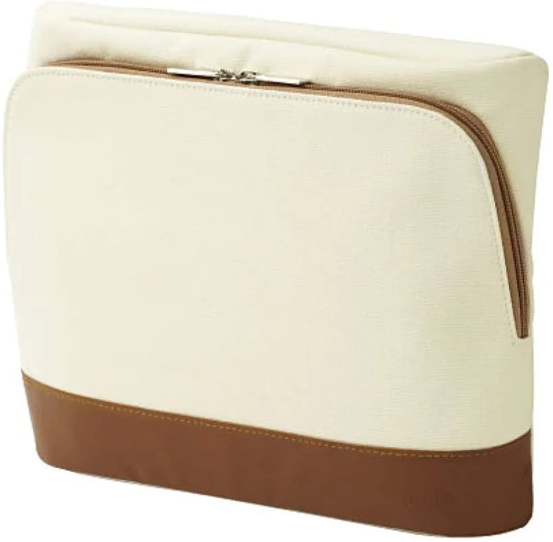 （まとめ買い）ソニック ユートリム スマ/スタ キャンバス地 タブレット立つバッグインバッグ アイボリー UT-4042-I [x3] 11,575円