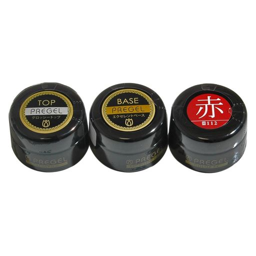 PRE GEL JNA検定対策赤セット UV/LED対応