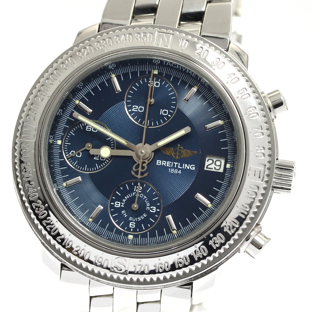 ブライトリング BREITLING A20405 アストロマット ロンジチュード デイト クロノグラフ 自動巻き メンズ 保証書付き_882849【中古】 141,500円