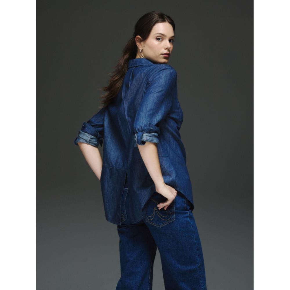 GLOWNY G DENIM SHIRT BLUE GY24CLBSH001BL 10,318円