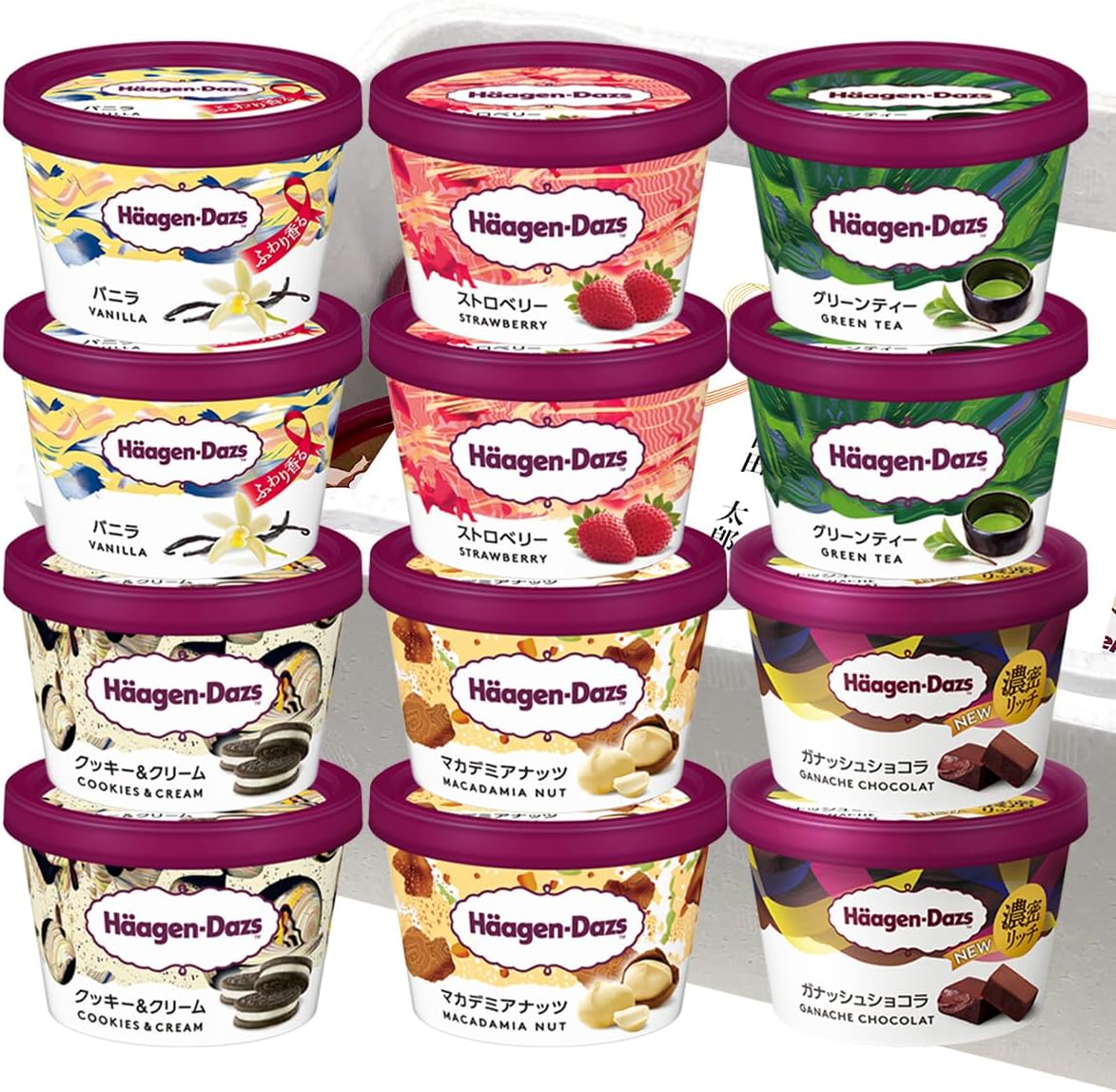 【HD】ハーゲンダッツ ミニカップ Aセット バラエティ６種セット各２個入 ギフト設定対応