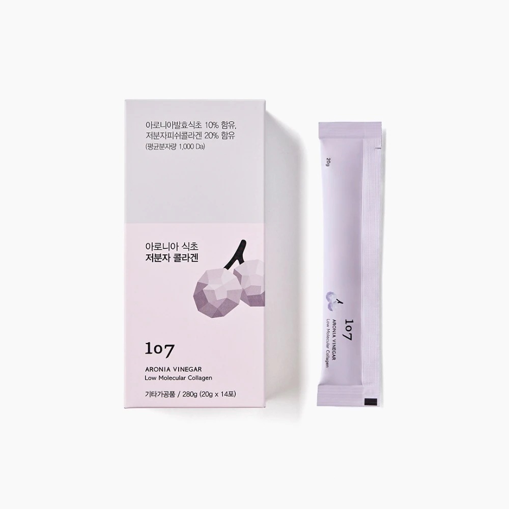 [韓国45万Youtuber アランpick] アロニア酢 低分子コラーゲン 20gx14包
