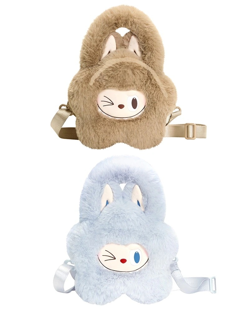 公式正規品POP MART LABUBU THE MONSTERS Plush Flower Bag バッグミニショルダーバッグ レディース 斜めがけ ポーチ サブバッグクロスボディバッグ